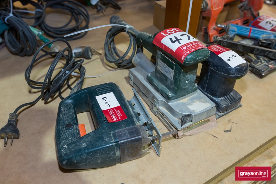 3 x Assorted Electric Hand Power Tool Auction (00475039726) Grays