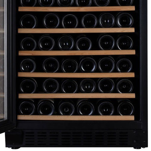 VinoVault B145 Black Underbench Wine Fridge 54 Bottle (Right) Auction