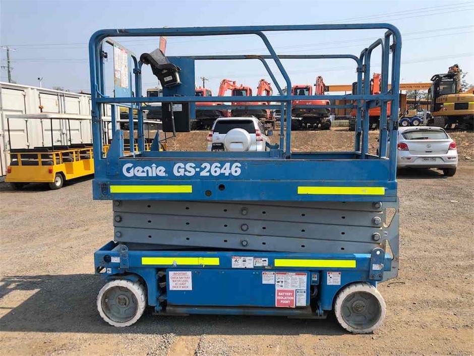 Genie Electric 26ft Scissor Lift Auction (00027025030) Grays Australia