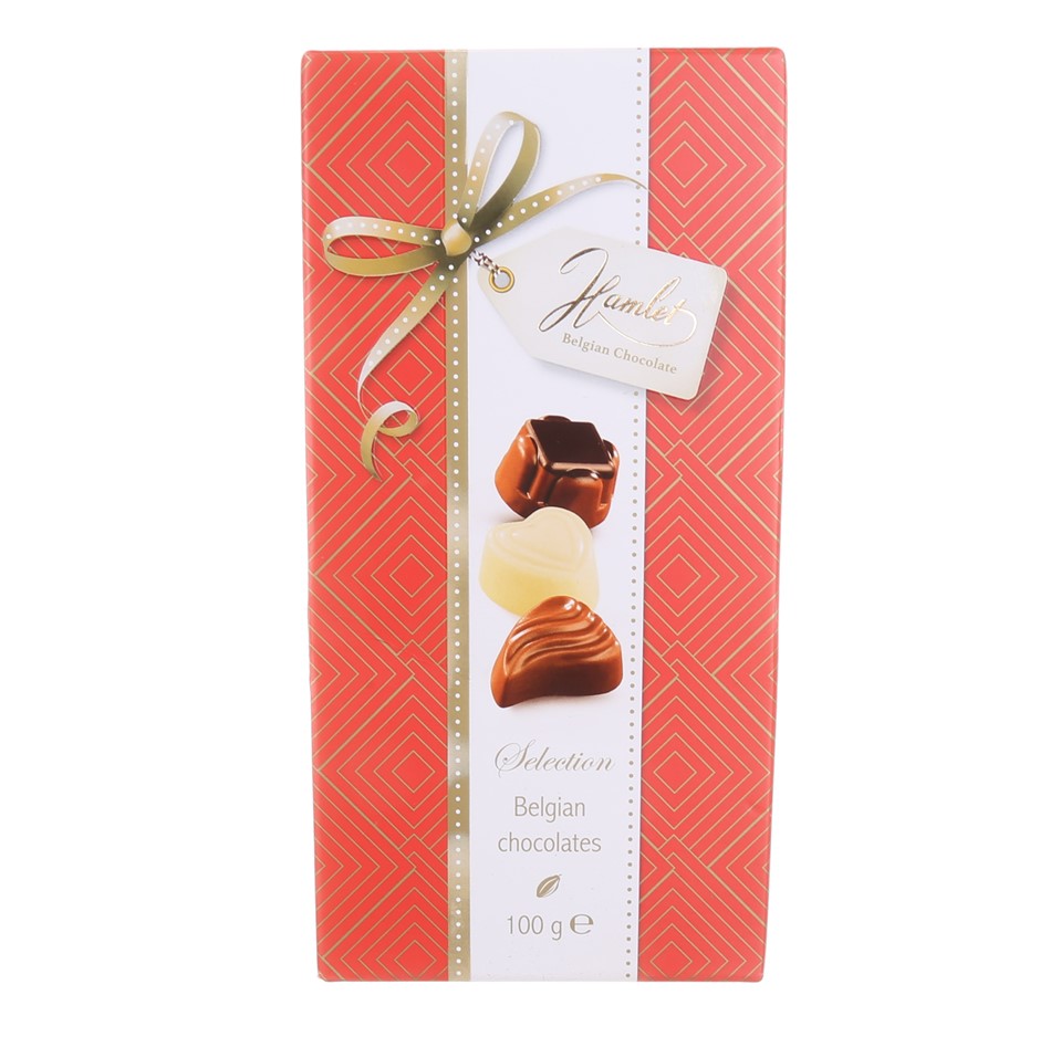 6 x HAMLET Praline Selection: Belgian Chocolates, 100g (SN:CC49163 ...