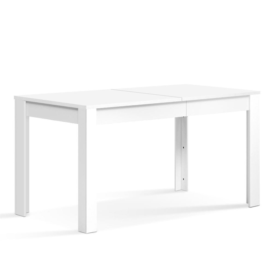 Buy Artiss Dining Table 4 Seater Wooden Kitchen Tables White 120cm Café