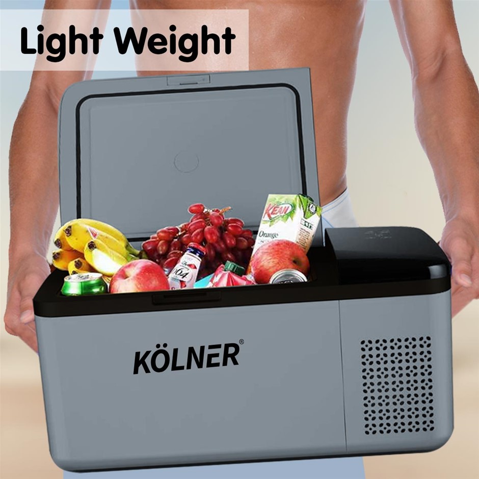 Buy Kolner 20L Portable Fridge Freezer Cooler 12/24/240V Camping Grey