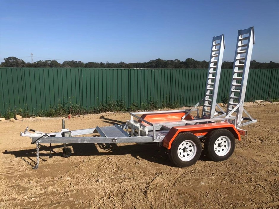 2022 Unused Galvanised Plant Trailer Tandem Heavy Duty 3400kg