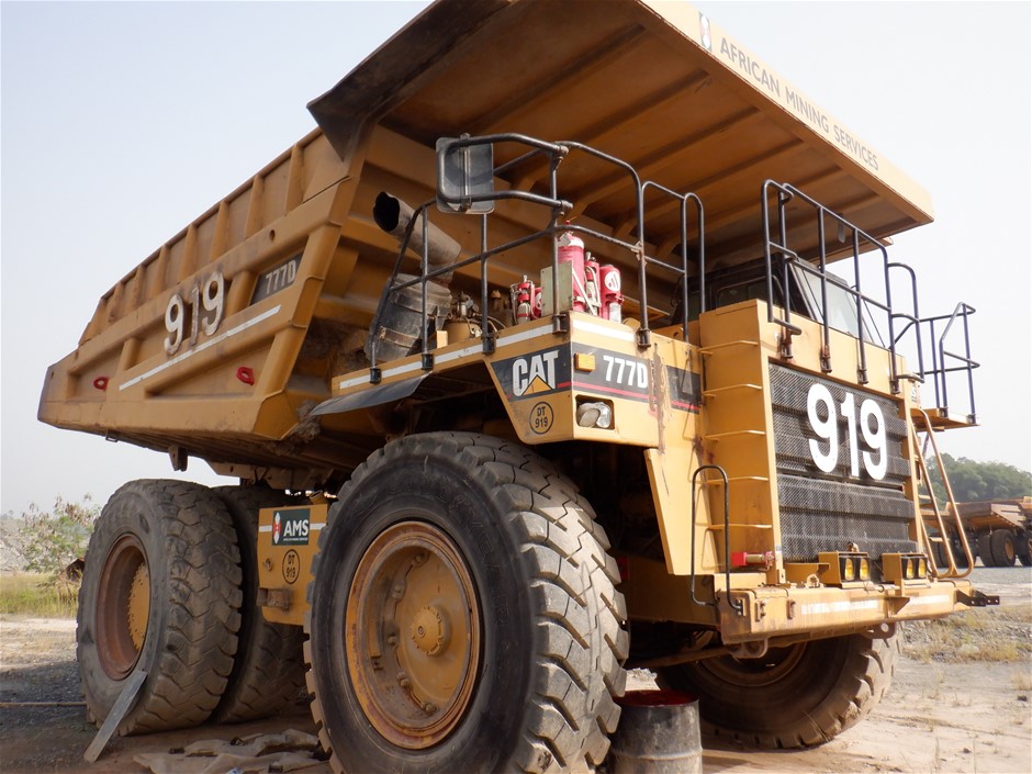 2004 Caterpillar 777d Rigid Dump Truck Dt919 Auction 0012 9014386 Grays Australia