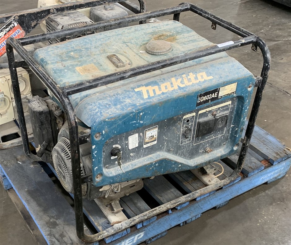 Makita EG602Ae Portable generator 240 volt max output Auction (00355040328) Grays Australia