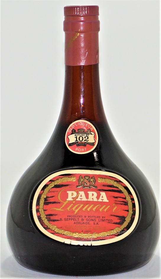 Seppelts `para` Liqueur Port 102 Nv (1 X 750ml), Aus. Auction 