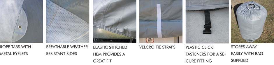 Caravan Cover - Small Fits Overall Lengt