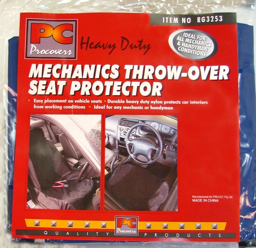 Seat Cover -Mechanics Throw Over H/Duty 