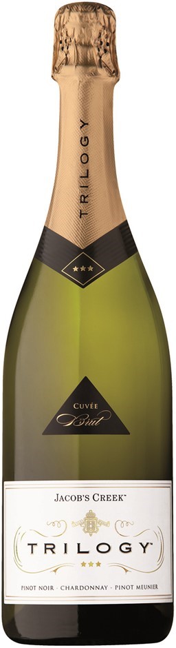 Jacobs Creek Trilogy Sparkling NV (6 x 750mL), SE AUS.
