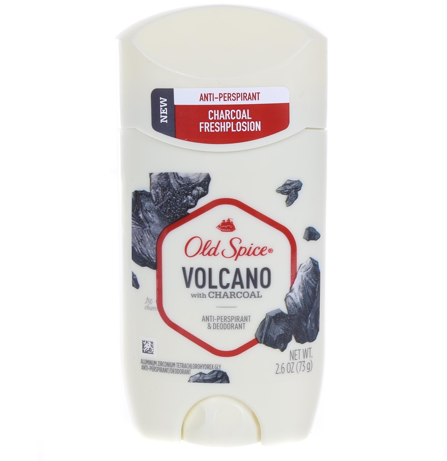 6 x OLD SPICE Volcano w/ Charcoal Antiperspirant & Deodorant Roll On. N ...