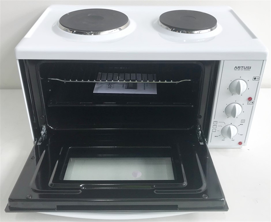 Artusi AOMK1 22L Vulcan Benchtop Oven with Cooktop Auction (0006