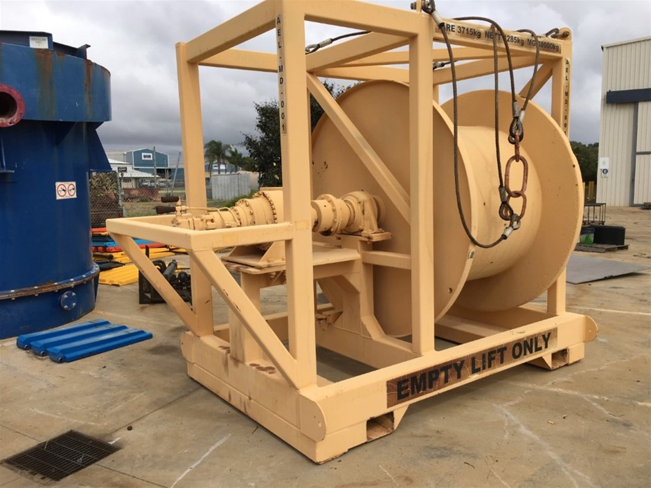 Heavy Duty Hydraulic Driven Spool Winch Auction (00059015526) Grays