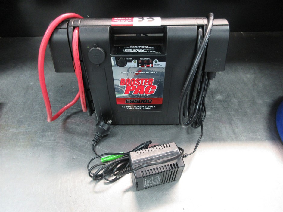 Booster PAC ES5000 High Performance Battery Jump Pack Auction (0035 ...