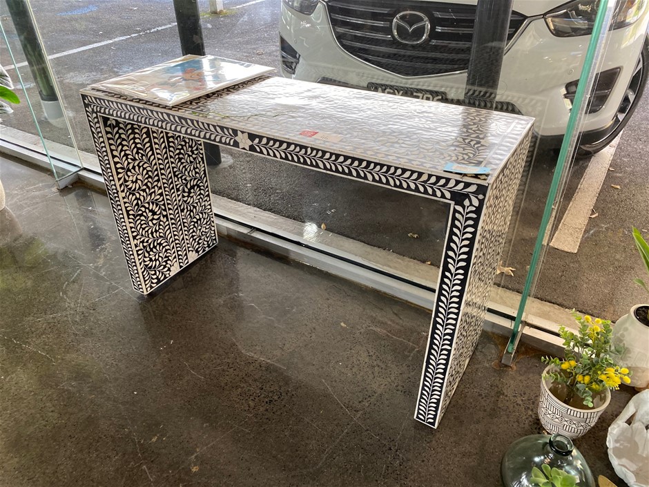 Tahari Console Table Bone Inlay Auction (00463017009) Grays Australia