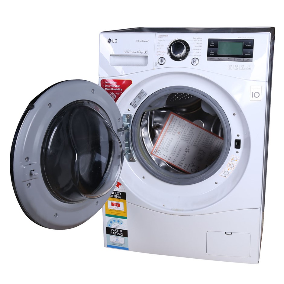 LG True Stream 10Kg Direct Drive Front Load Washing Machine N.B. Mirror