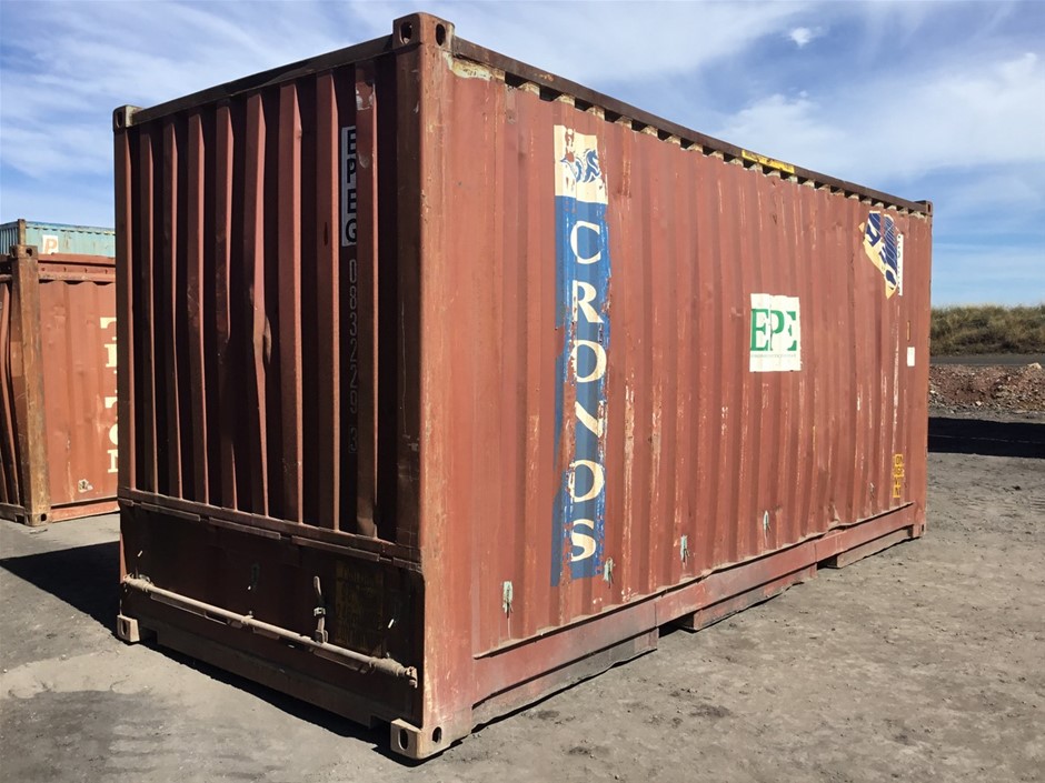 20ft High Cube Open Top Shipping Container Auction (0277-7026322 ...