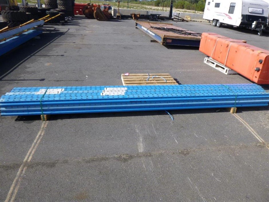 Pallet Racking Blue Uprights Lengths Auction (00099015899