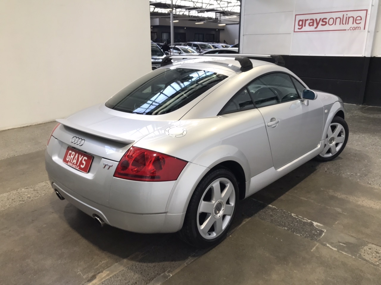 Rhodium Plated Men's Band Ring (5mm)  - US Size 12