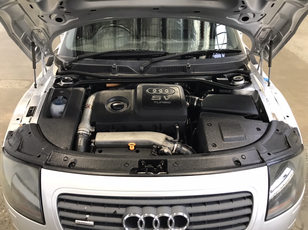 18ct Heavy Yellow Gold Plated 5 Ring Lucky Charm Necklace