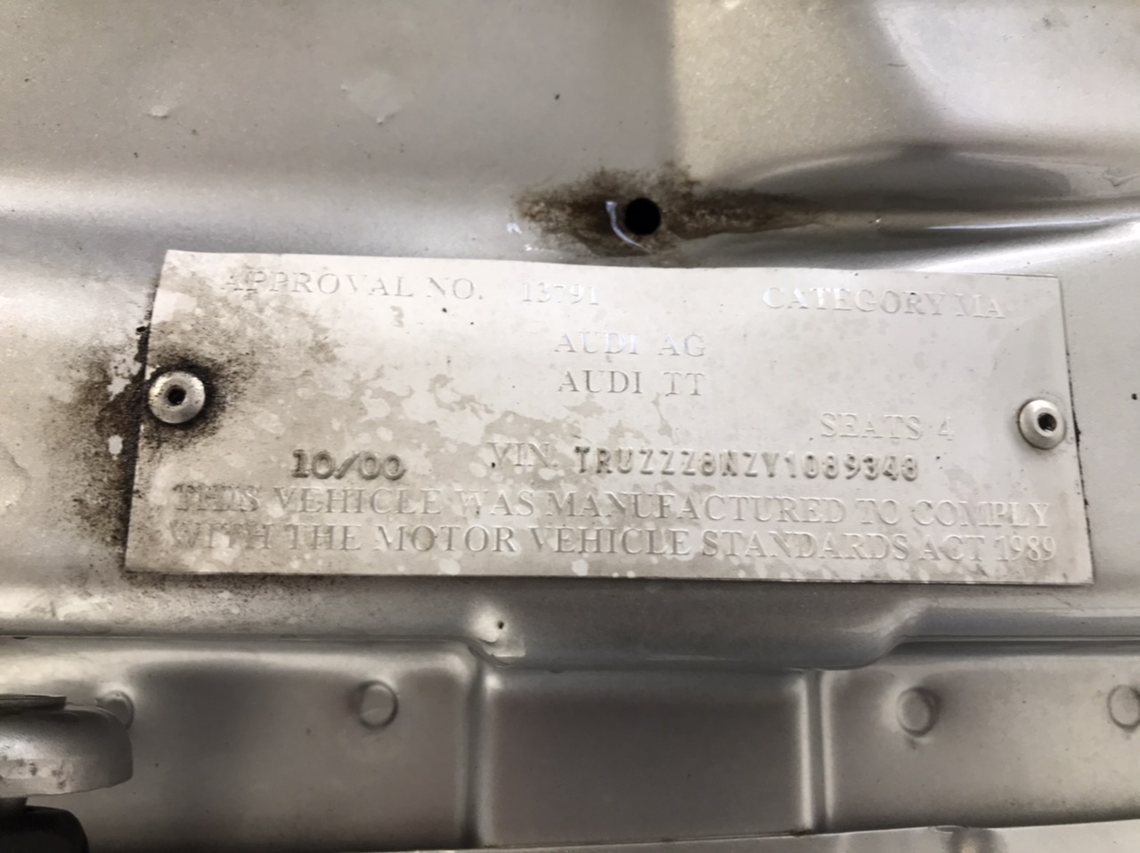 Rhodium Plated 7 Ring Lucky Charm Necklace