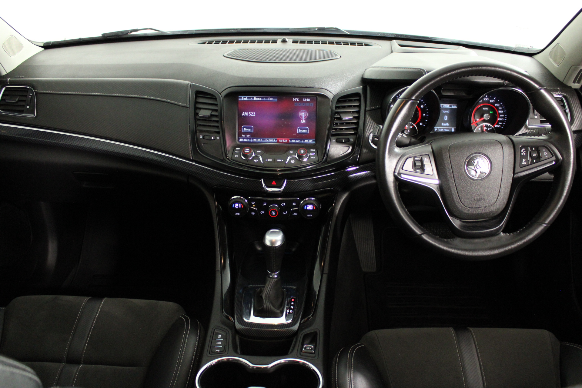 9K WHITE GOLD 'U' 0.06 HI I1 DIAMOND NECKLACE 40+5cm