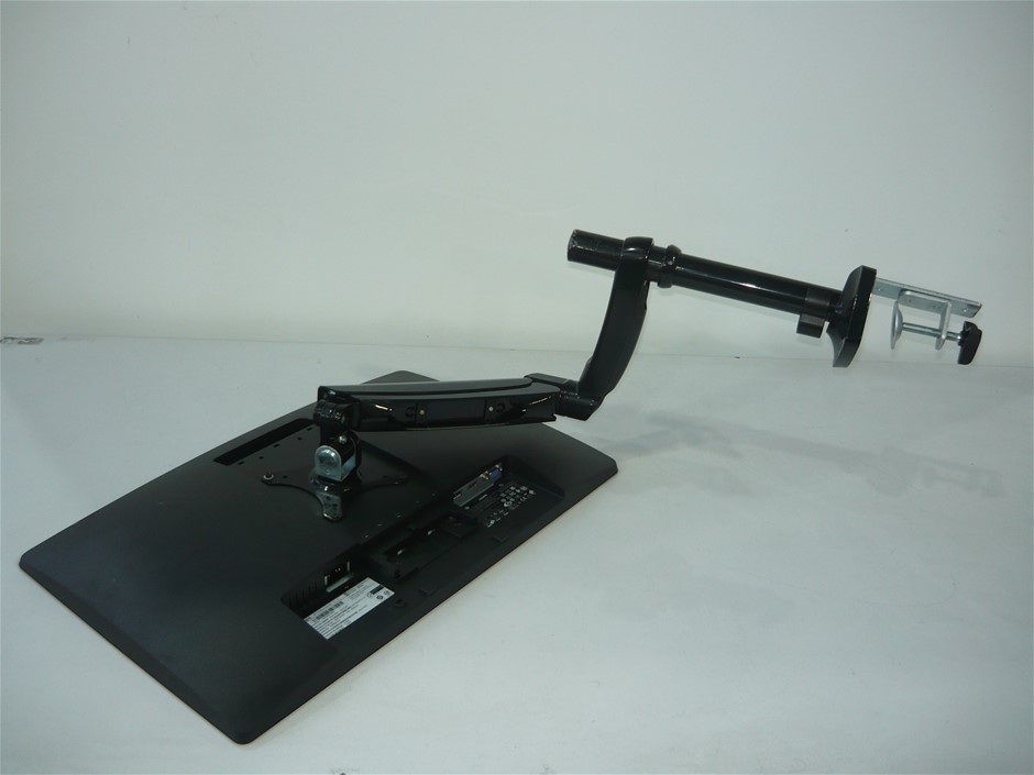 HP ProDisplay P240va 23.8" LED Monitor With Desk Mount Monitor Arm