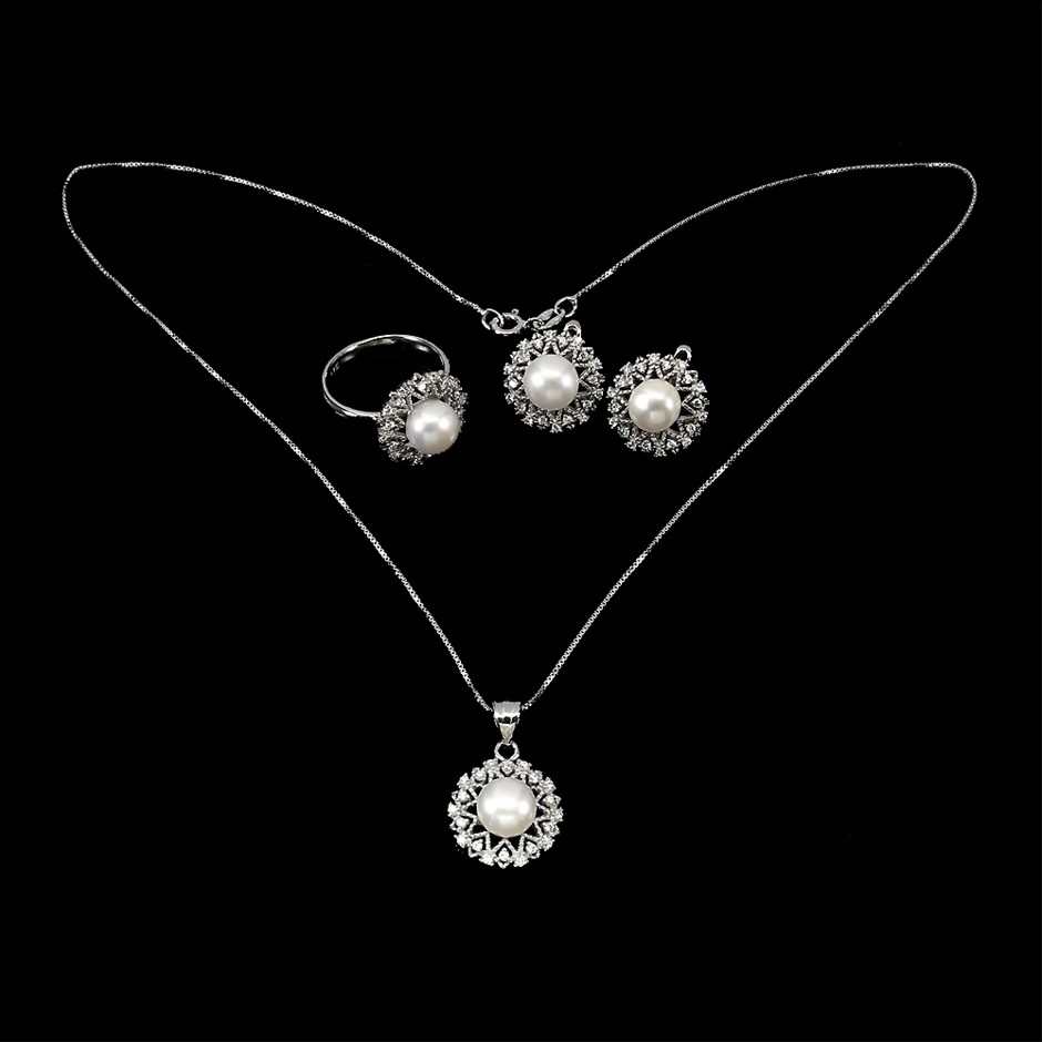 9K WHITE GOLD 0.25ct F VS ROUND LAB DIAMOND RING