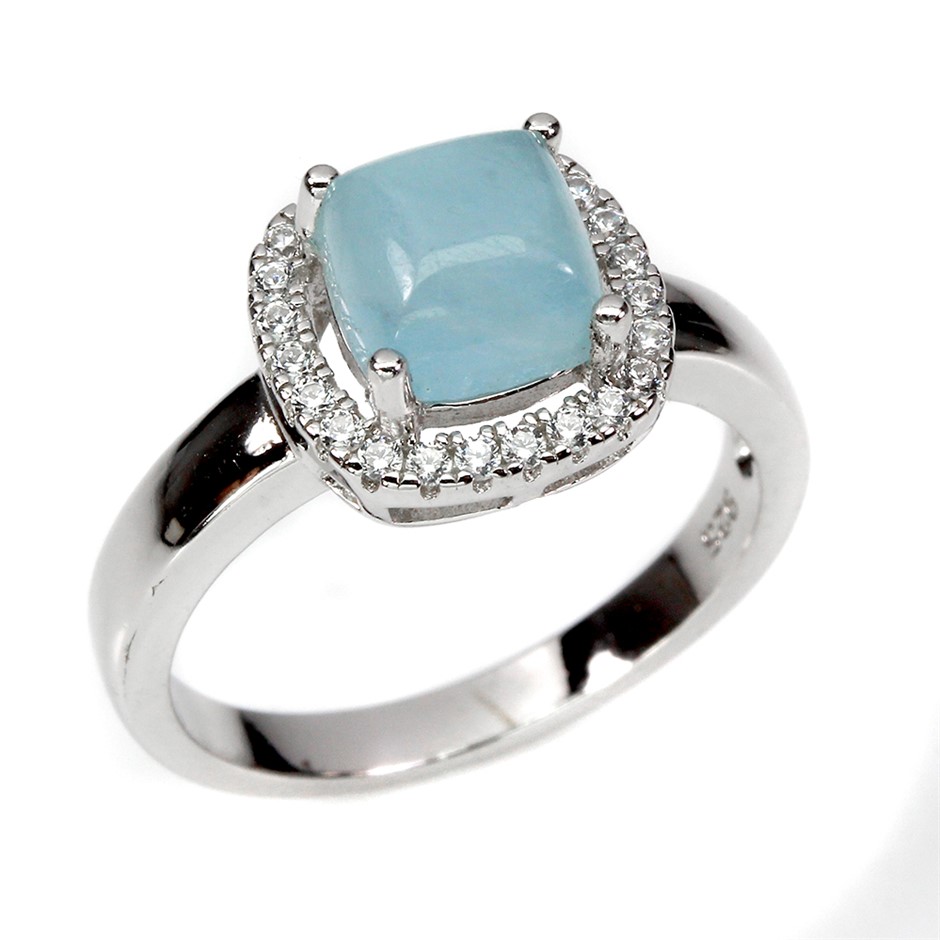 9K WHITE GOLD 0.75ct F VS LAB DIAMOND FLOWER CLUSTER RING