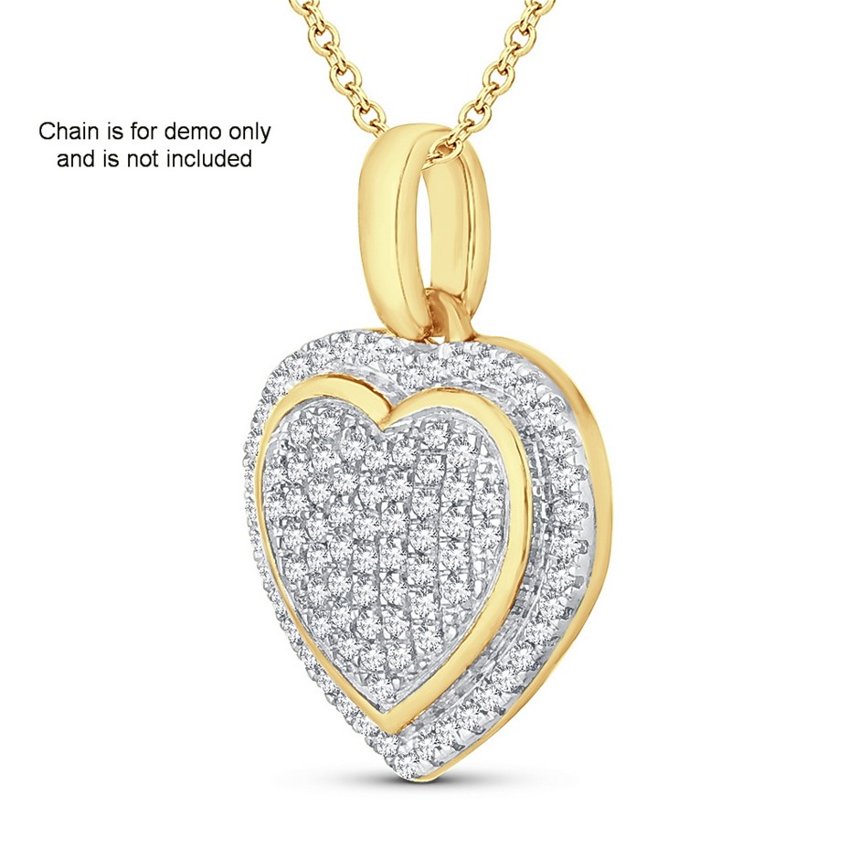 18K Gold-Filled 3mm Tennis Necklace with Simulated Diamonds - 50.8cm