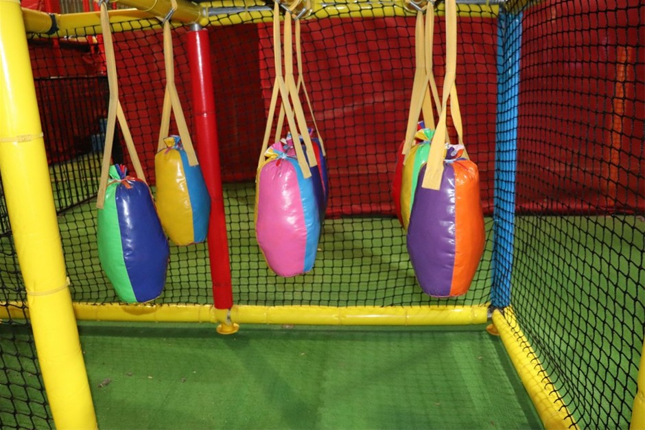 9K Yellow Gold TEXTURED HOLLOW HOOPS 20mm