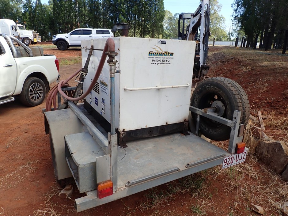 9K YELLOW GOLD 0.15CT HI I1 DIAMOND NECKLACE 40+5cm