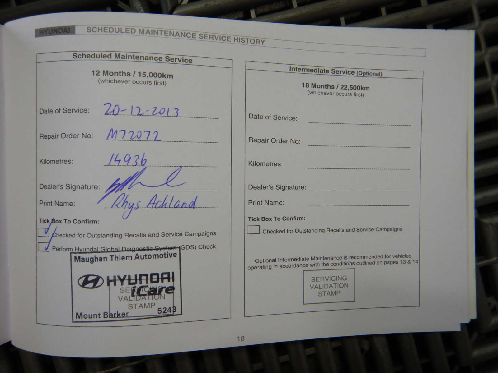 2018 Toyota LandCruiser Prado GX GDJ150R Auto Wagon - RWC Issued 18/2/26