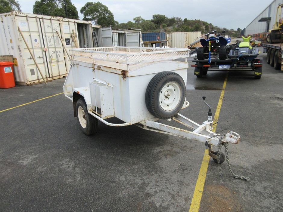 1992 Venter Single Axle Box Trailer Auction (00059016065) Grays Australia