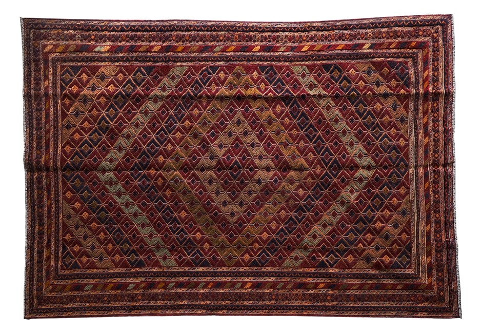 Designer Simulated Diamond Rectangular Earrings in Silver