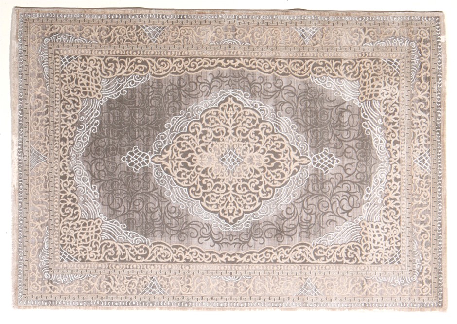 Classy Snake Bangle Featuring a Simulated Diamond Circle Charm in Yellow