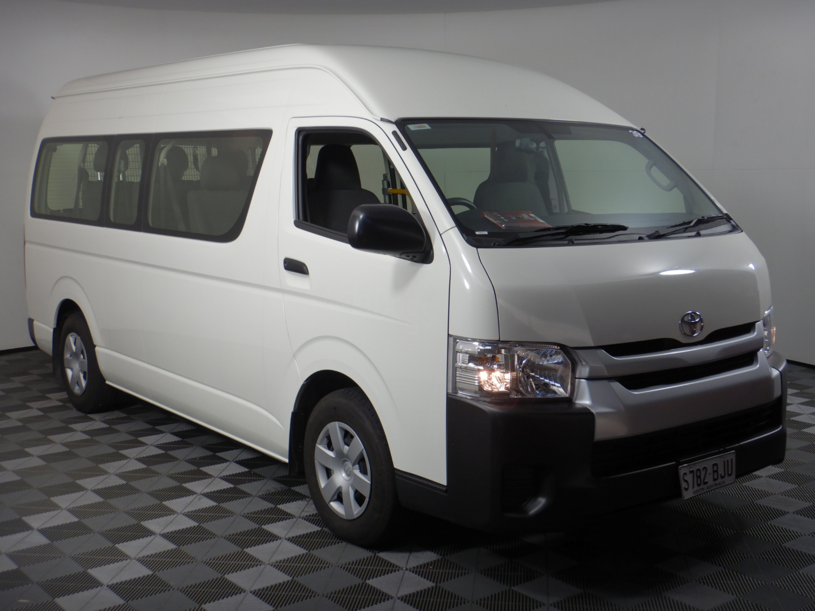 Solid 925 Sterling Silver 6mm Square Stud Earrings 2 Crystals by Swarovski®