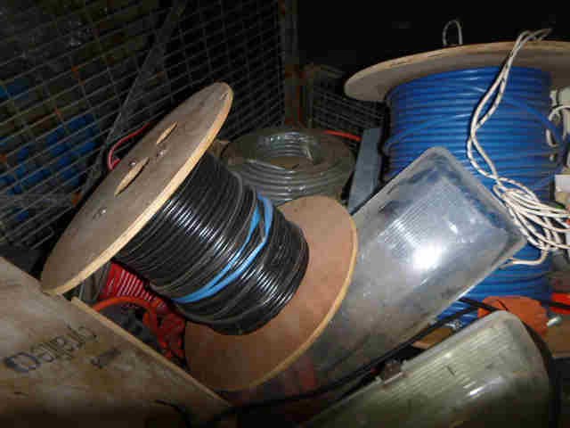 Navy Studded Leather Bracelet with Stainless Steel Clasp