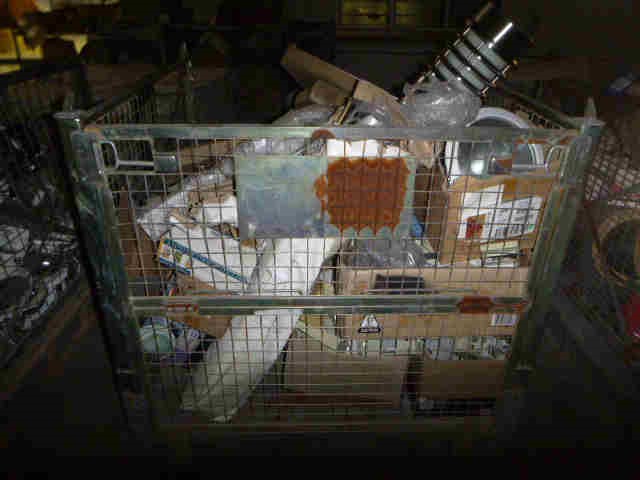 Leather Braided Black Bracelet with Crystal Balls & Catch