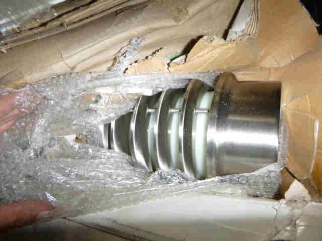 Stainless Steel Religious Cross Bangle in Black