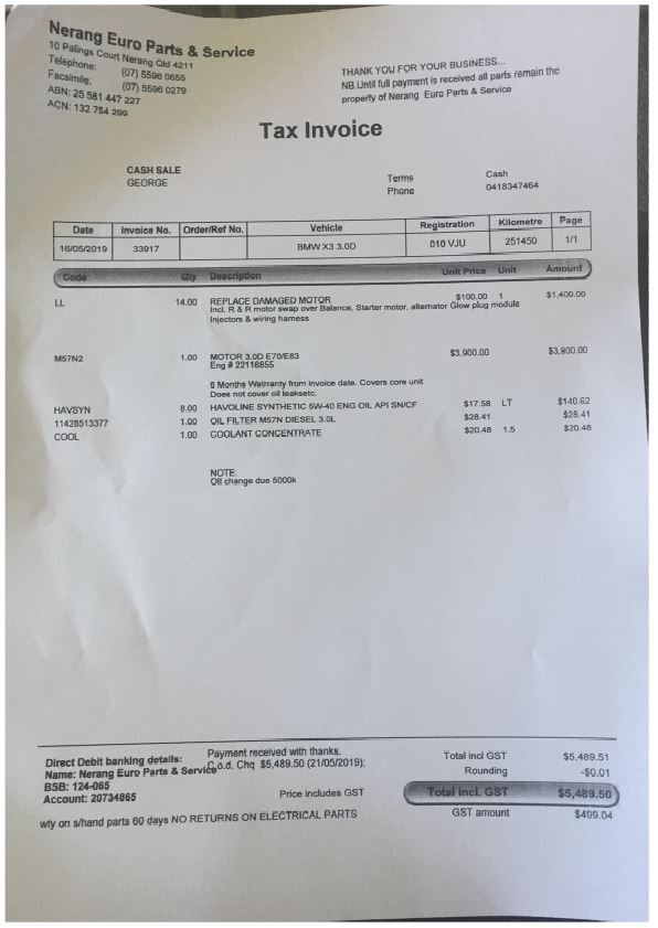 2019 Renault Master MWB MID ROOF T/Diesel Auto Refrigerated Van