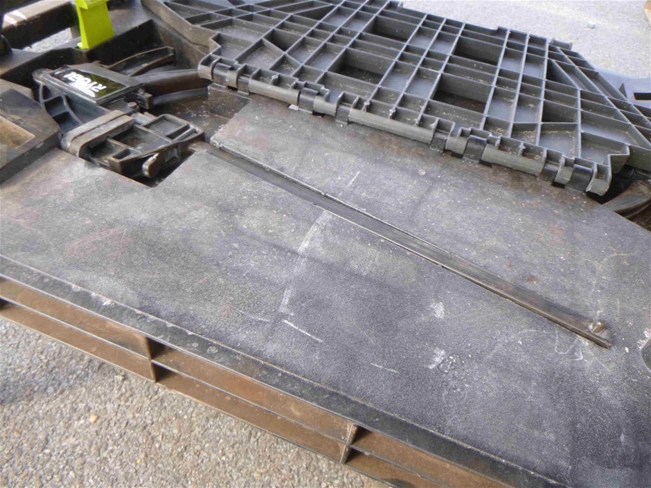 Rhodium Plated 5 Ring Lucky Charm Necklace