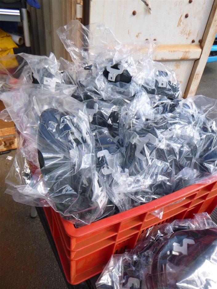 Stainless Steel Religious Cross Bangle in Black