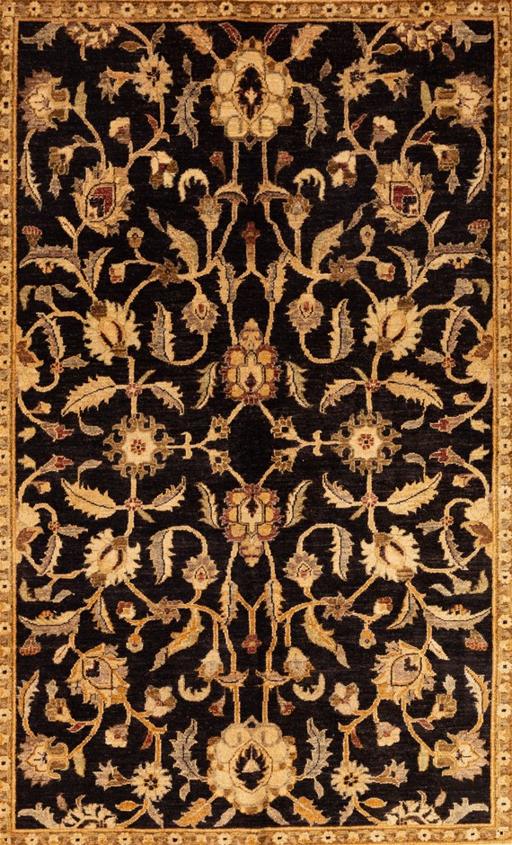 Black Leather Rivet Cuff Bracelet