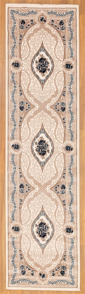 Stunning Simulated Diamond Replica Royal Necklace in Blue