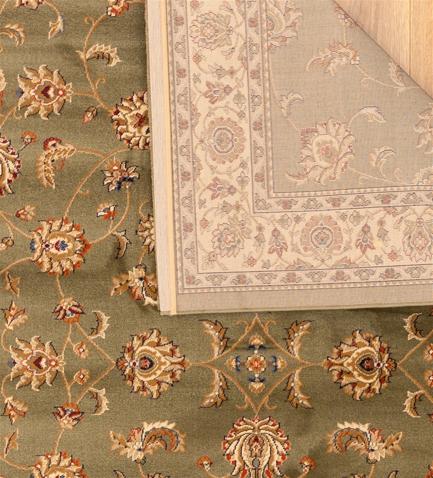 18K Gold-Filled Cross & Flower Bracelet with Simulated Diamonds - 22.8cm