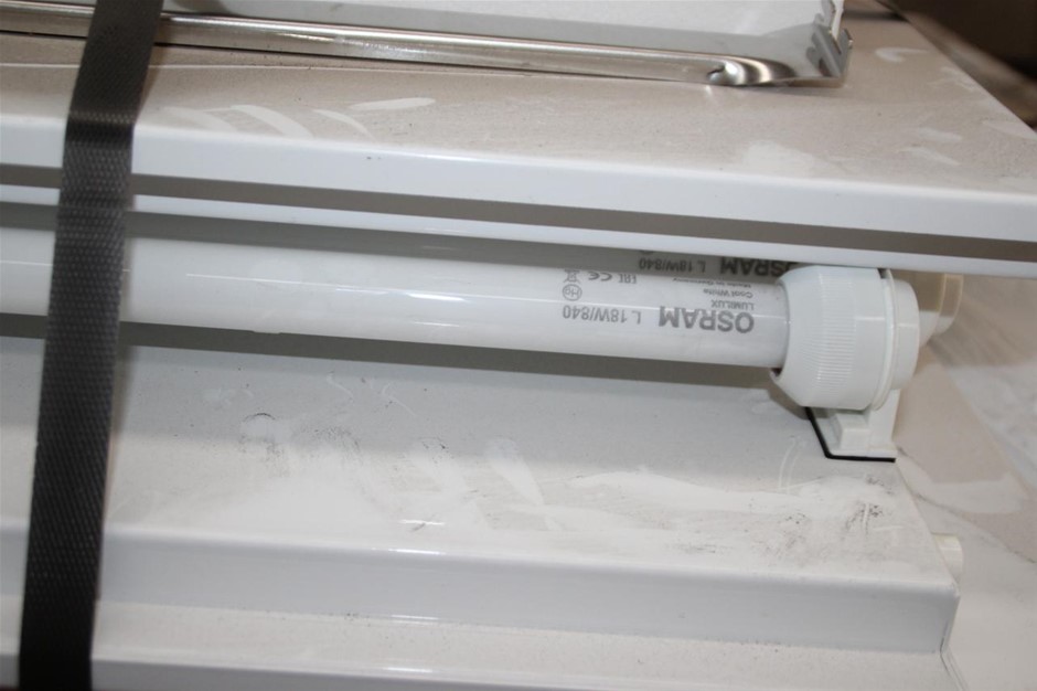 18K White-Filled Cuban Chain Bracelet with Simulated Diamonds - 20.3cm