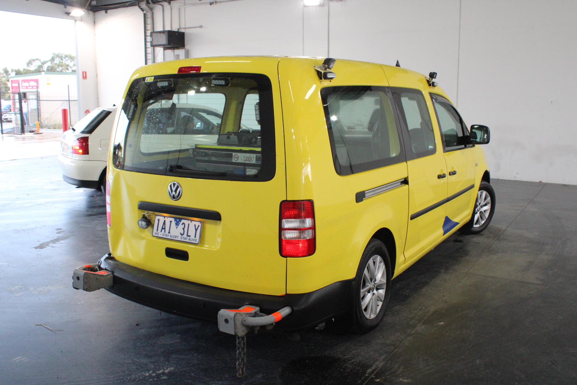 BIJ'OR-18ct Heavy Yellow Gold Plated Simulated Diamond Stud Earring,RRP $35