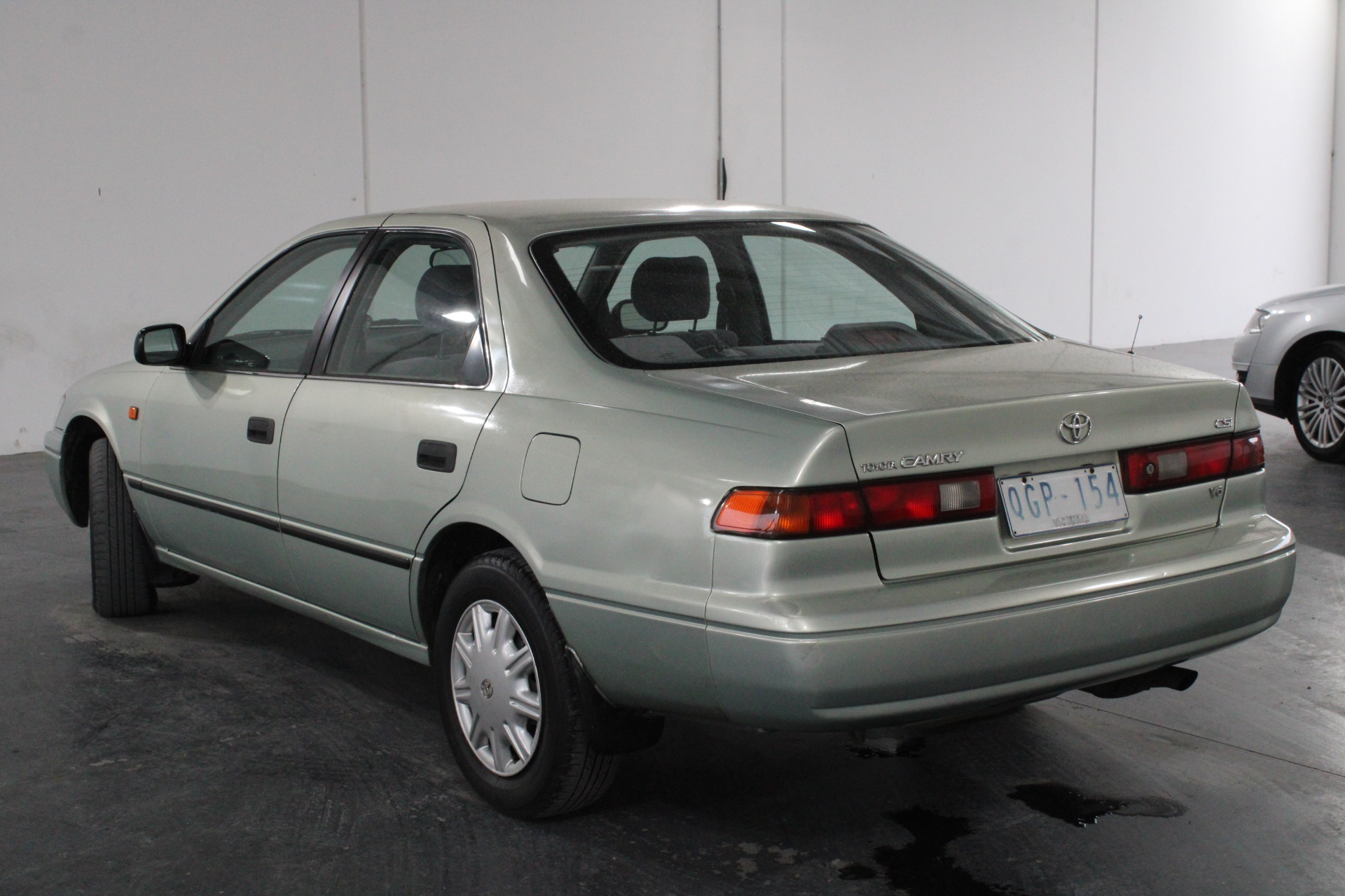 Designer Red & Simulated Diamond Square Stud Earrings in Silver