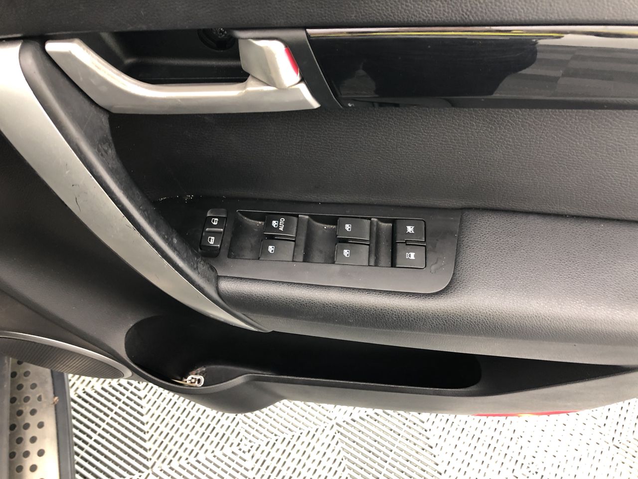 Large Pearl and Blue Stripey Agate Gemstone Bracelet