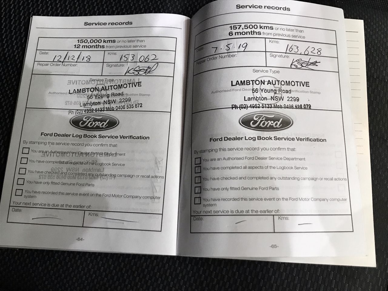 2 x NESPRESSO Barista Wooden Tray wtih Leatherette Handles, Approx. 46 x 19